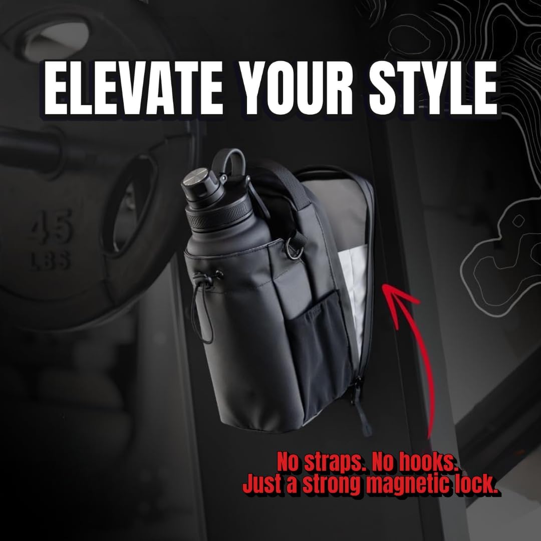 Magnetic Gym Bottle Storage Caddy