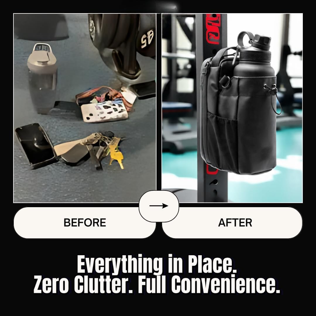 Magnetic Gym Bottle Storage Caddy