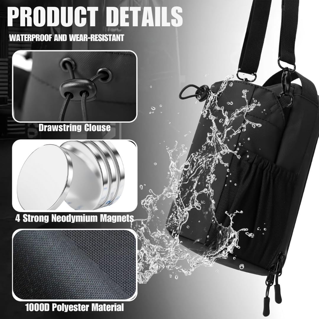 Magnetic Gym Bottle Storage Caddy